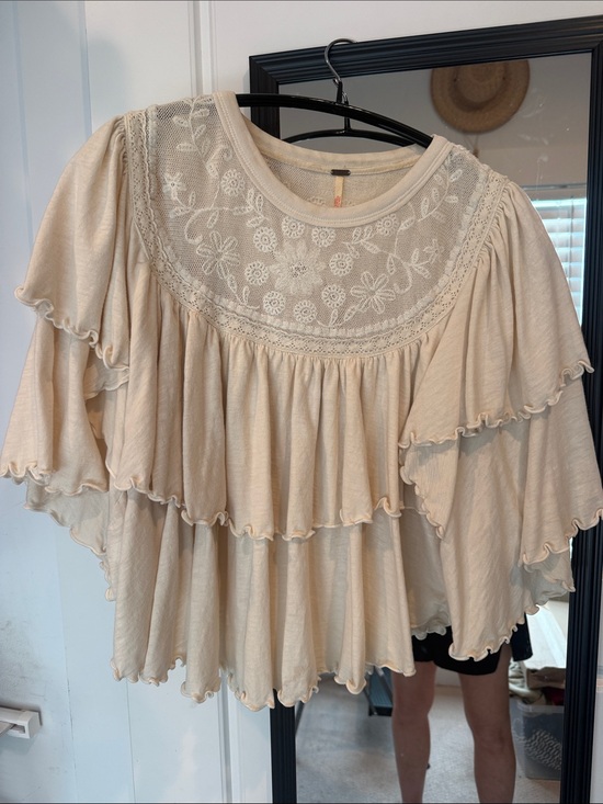 We The Free Tops - We the free garden party  Top - Cream
